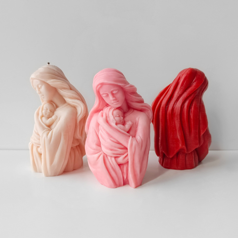 Madonna Hold Baby Silicone Can - Candle Making Diy Kit avaliação e preço