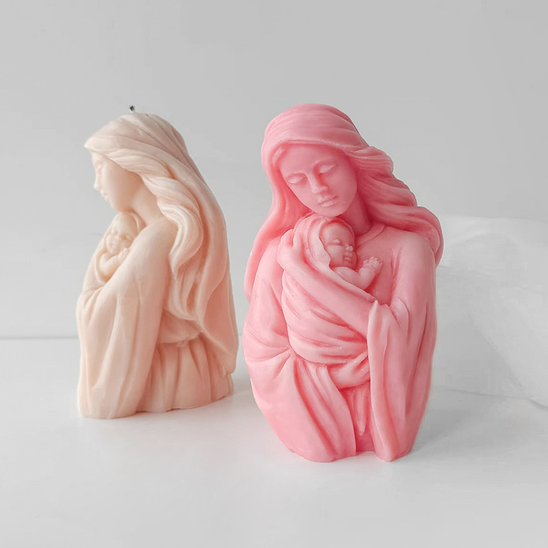 Madonna Hold Baby Silicone Can - Candle Making Diy Kit avaliação e preço