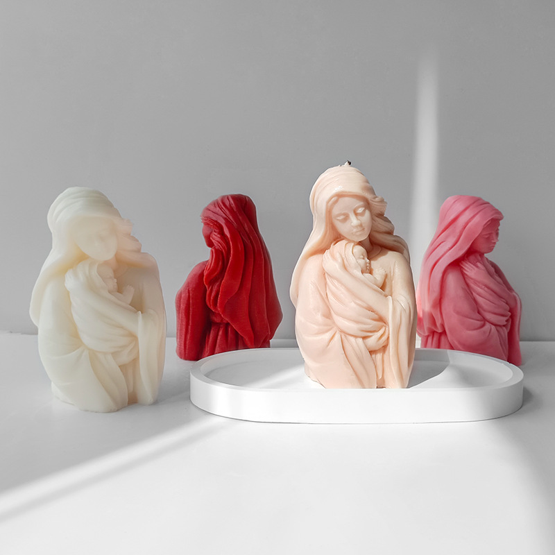 Madonna Hold Baby Silicone Can - Candle Making Diy Kit avaliação e preço