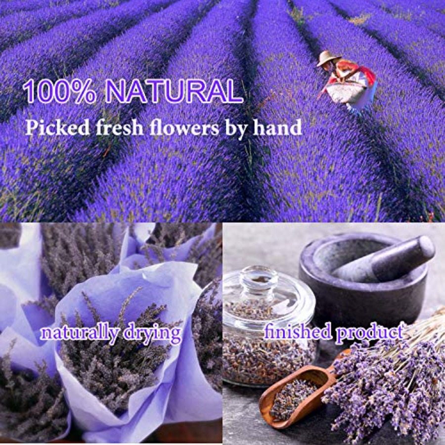 9 Bags Dried Flowers,100% Natu - Candle Making Diy Kit avaliação e preço