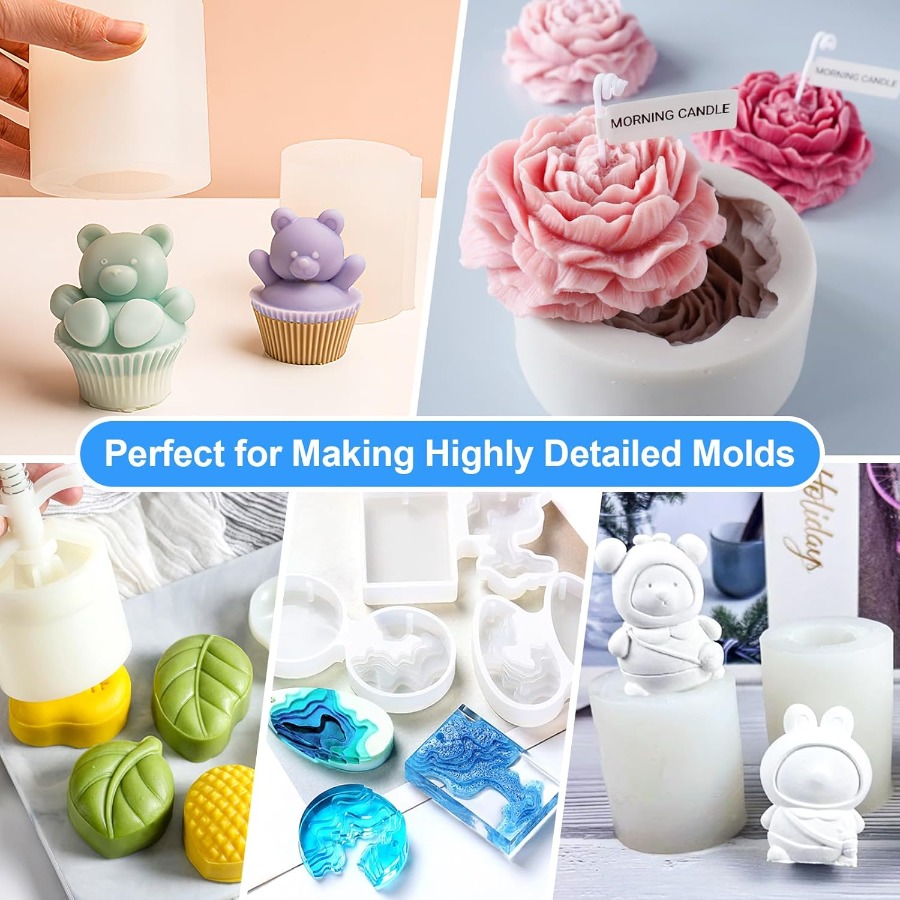 Silicone Mold Making Kit, 38.8 - Candle Making Kits avaliação e preço
