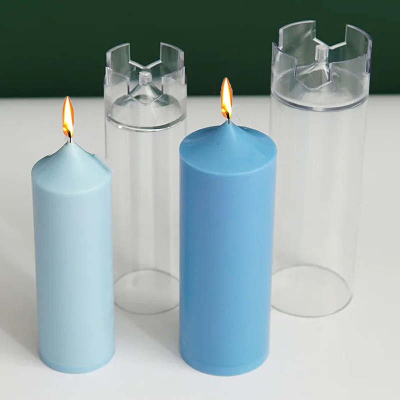 3D Spire Cylinder Candle Mold  - Candle Making Diy Kit avaliação e preço