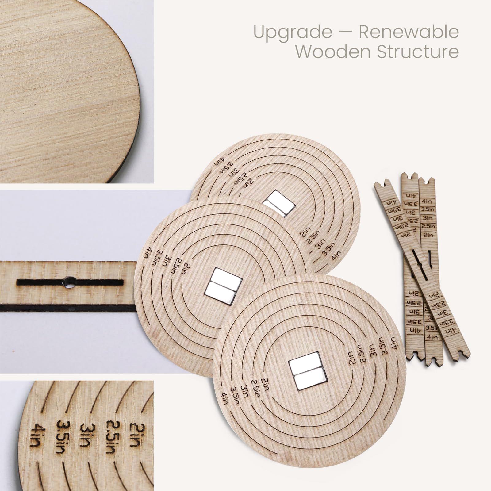 2Pcs Wick Centering Tool Woode - Candle Making Homewood avaliação e preço
