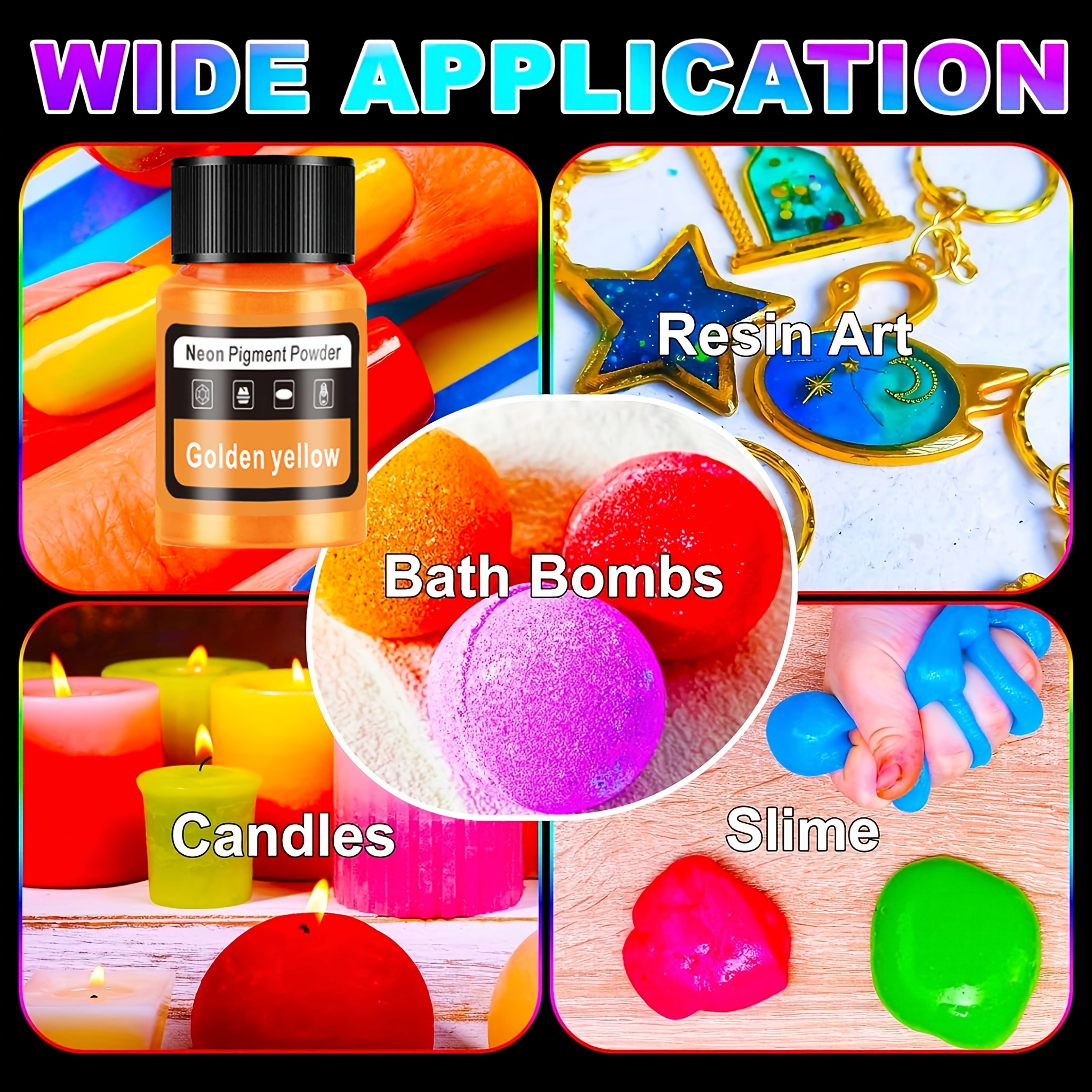 Fluorescent Powder/Neon Resin  - Candle Making Diy avaliação e preço